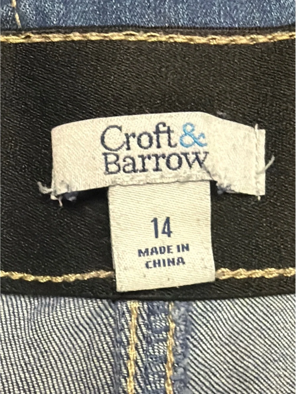 932: Croft & Barrow Denim Jean Shorts - 14